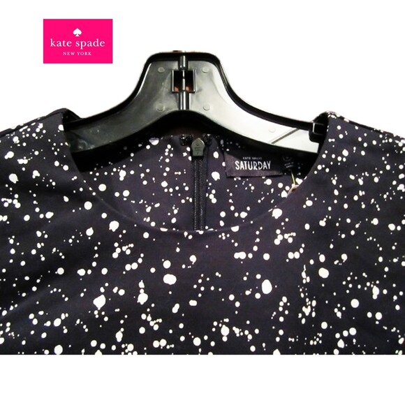 KATE SPADE NEW Asymmetrical Crossover Buckle Wrap Panel Dress 0 - Picture 7 of 11